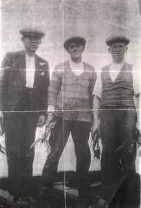 Cullinane (center) on Achill in 1943